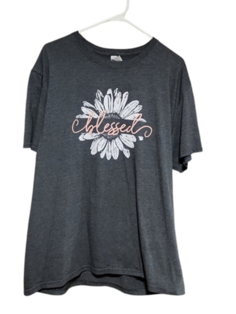 Jerzees "Blessed" Gray Short Sleeve Tee